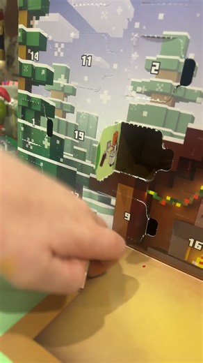 lego minecraft countdown to christmas day 6