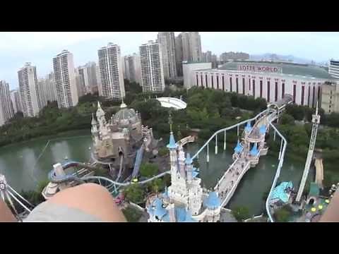 롯데월드 어드벤처 : 자이로 드롭 탑승 영상 Gyro Drop : KOREA attraction