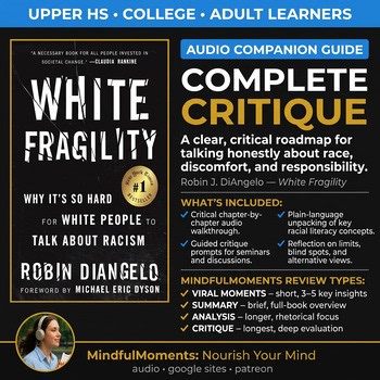 White Fragility: Video Notes, Socratic Seminar, Media Literacy 9–12  AP‑Ready