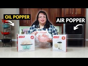 Battle of the Popcorn Poppers 🍿 Dash Air Popper vs Stirring Oil Popper
