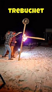 Powerful Wooden Trebuchet! 😲 #FacebookPage #viralreelsfb #shorts | Facts 2Growth