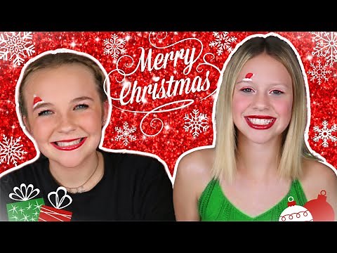 Holiday Santa Hat Makeup Tutorial! Daya Holiday Makeup