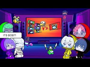 Among Us React To MINI IMPOSTOR VS ALL! (Among Us Animation) Gacha Life