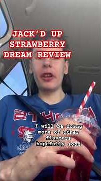 Jack’d up strawberry🍓 dream review from hungry jacks