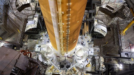 NASA’s moon rocket moves closer to next major milestone