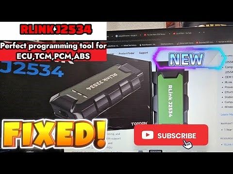 Review on this amazing Topdon Rlink J2534 and how to start programming cars the really easy!