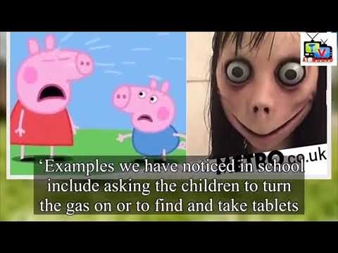 Momo and peppa pig !!