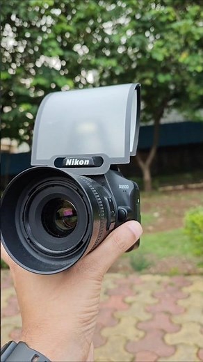 Try this creative flash diffuser on dslr camera flash #shorts