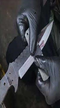 A Steel Spring Became a Hunting Knife