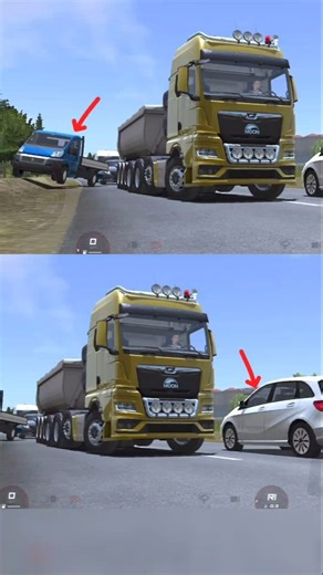 trick overtaking😂💀#toe3 #truckersofeurope3 #trucksimulator #tricks #memes #gaming
