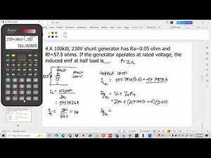 DC Machines Quiz 1 Key