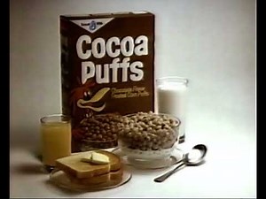 1984 General Mills Cocoa Puffs Commercial Hypnotized