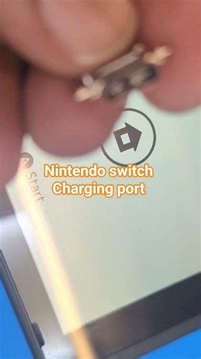 Nintendo switch charging port fix #nintendoswitch #chargingerror