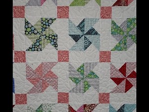 Double Pinwheel Quilt with Foundation Paper Piecing