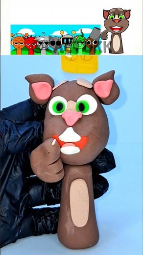 Sprunki 🎵 I Made Talking Tom 🐱 With Clay 🟤 Talking Juan 🐈 #sprunki 🎶