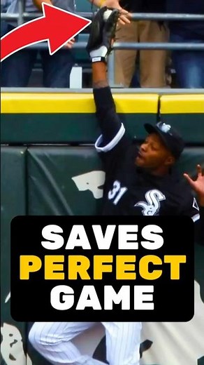 he SAVED a perfect game..