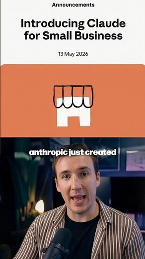 Anthropic launches SMB AI workflows #anthropic #aiworkflows #smallbusiness