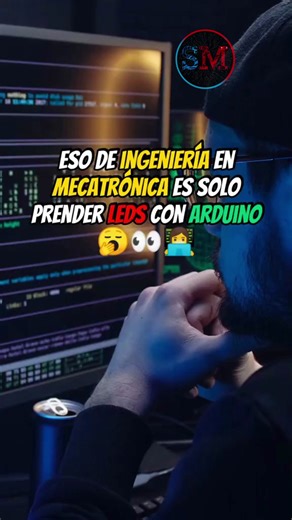 Eso de Ingeniería en Mecatrónica es solo prender LEDs con Arduino… 🥱😴🙄 Automáticamente yo... 🤫🫢😎🤖 Síguenos para más contenido... 👀✨📺 #aprenderobotica #aprenderprogramacion #proyectosarduino | Somos Mecatrónica