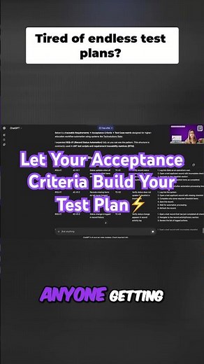 Let Your Acceptance Criteria Build Your Test Plan⚡