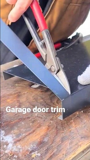 garage door trim tutorial video