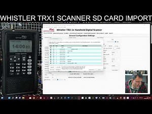 Whistler TRX-1/ TRX2 - Copy SD Card to Whistler PC Software