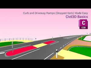 Civil 3D Basics: Curb and Driveway Ramps (Dropped Kerb) Made Easy 2