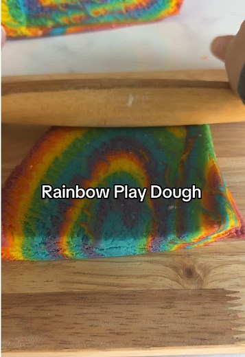 Rainbow Play Dough Recipe for Kids Sensory Activities