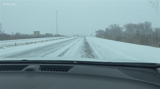Road conditions across the St. Louis area amid winter storm