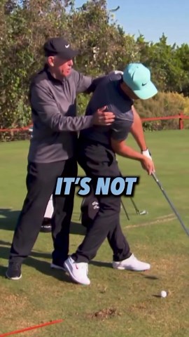 FS | . Chuck Cook @chuck.cook.9081 simplifies the trail shoulder’s action in your golf swing! • • Chuck Cook, a Hall of Fame coach and former... | Instagram