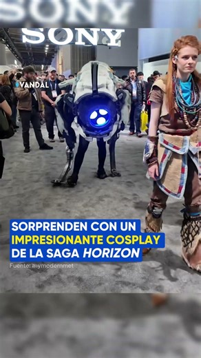 Un IMPRESIONANTE COSPLAY de HORIZON 🔥 #horizon #playstation #gamingcosplay #videojuegos #vandal