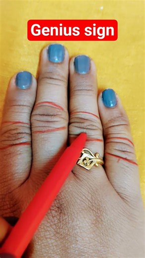 Genius sign #astrology #palmistry #hastrekha #yt_shorts