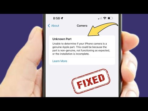 Unknown part camera iPhone how to fix | iPhone 11 / 12 / 13 /14 / 15 / 16 / 17 Pro Max