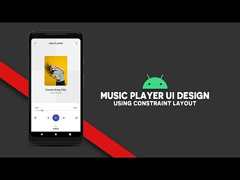 Android Music Player UI Design | Android Studio