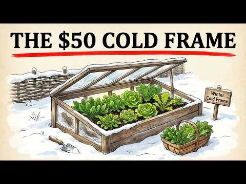 How to Build a $50 Cold Frame That Grows Food Through -20°F Winters