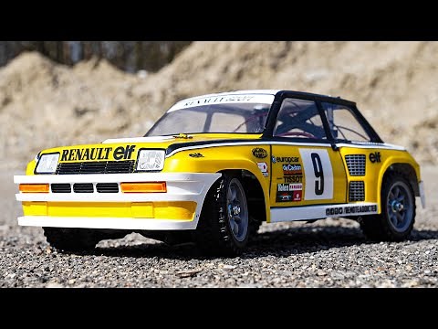 Tamiya 1:12 Renault 5 Turbo Rally M-05Ra Custom RWD - First Run