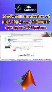 MATLAB Simulation of Hybrid Fuzzy PO MPPT for Solar PV System Hybrid Fuzzy PO MPPT