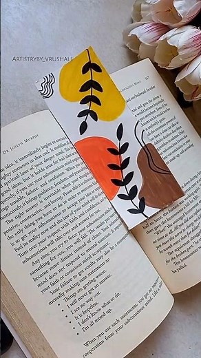 boho bookmark painting 🔖📖 #bookmark #boho #painting #shorts #youtubeshorts