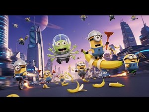 MINIONS CHASE A MISCHIEVOUS SPACE ALIEN! 👽🍌🤣 | Funny Minion Alien Adventure