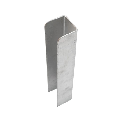 Ridgi 0.65m x 60mm x 60mm Galvanised Steel C End Post Upright Sleeper