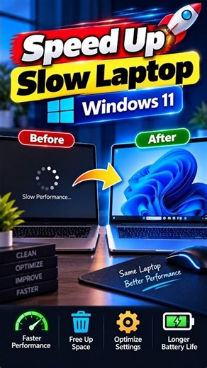 How To Speed Up a Slow Laptop Windows 11 ( 2026 )