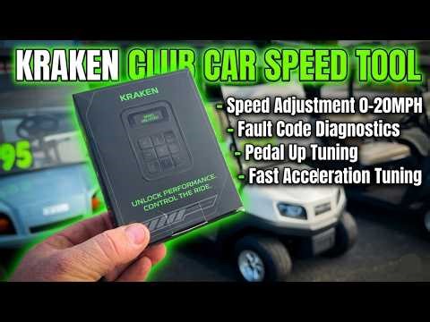 KRAKEN CLUB CAR PRECEDENT TEMPO SPEED & DIAGNOSTIC TOOL