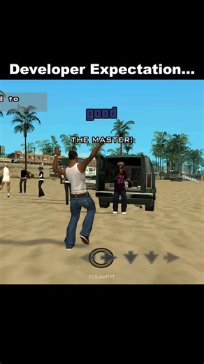 Gta Sa Developer Expectation Pt.7 #shorts