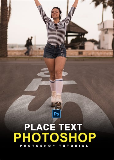 195K views · 2.1K reactions | Realistic Place Text Effect in...