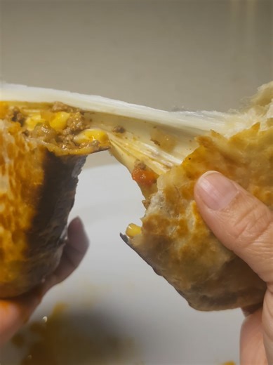 Crispy cheesy tacos 🌮 #taco #food #fyp #asmr #cooking