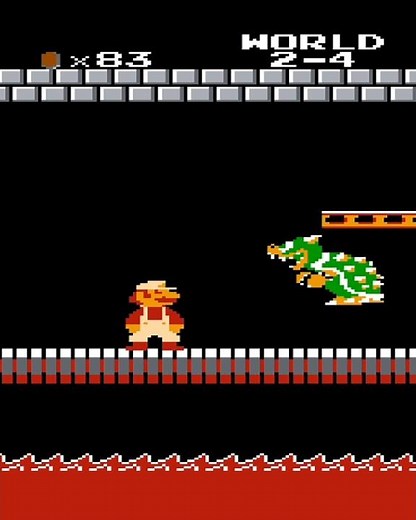 NES Super Mario Bros Adventure World 2-4 Full Gameplay #nintendo #games