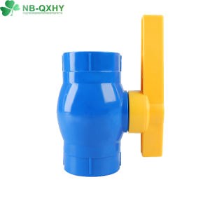 [Hot Item] Blue High Quality Plastic Products Control Valve Plastic PVC/UPVC Ball Valve