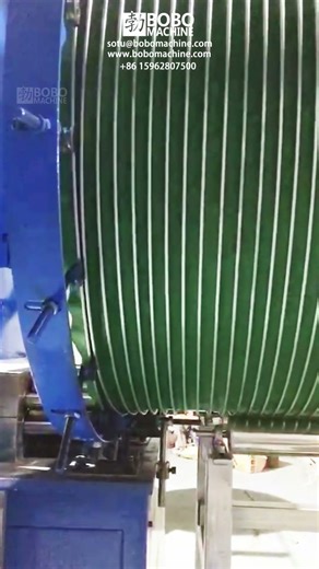 Canvas Flexible Duct Making Machine With Steel Wire Reinforcement