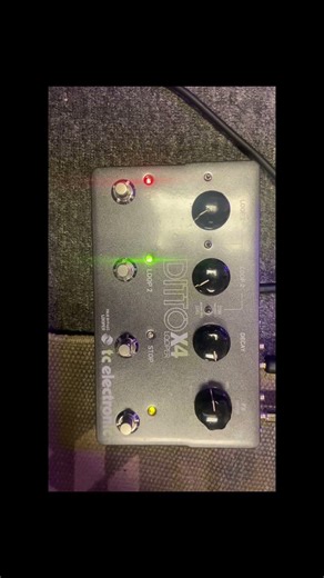I love this peddal! by tc electronic the Ditto x4, loop pedal, can also reverse and more. #pedal #