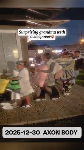 Grandkids Surprise Grandma with a Heartwarming Sleepover