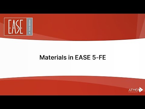 Materials in EASE 5
